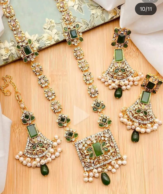 Egyptian Stones Maala Set Real Stone Work