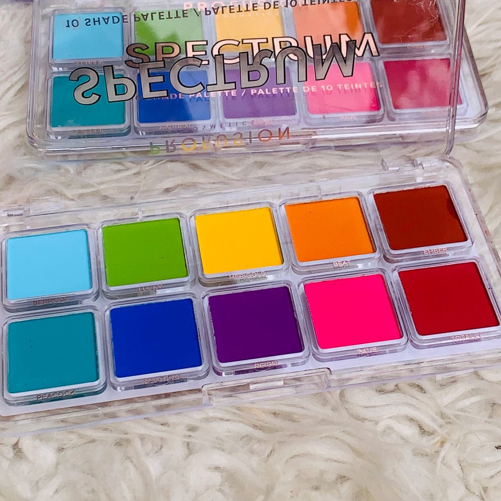 Profusion Cosmetics Spectrum 10 Shade Eyeshadow Palette