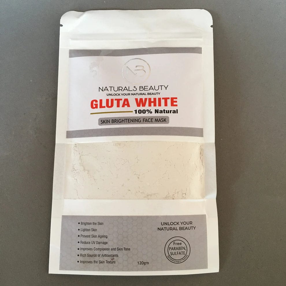 Gluta White 100% Natural Skin Whitening Face Mask 120gm