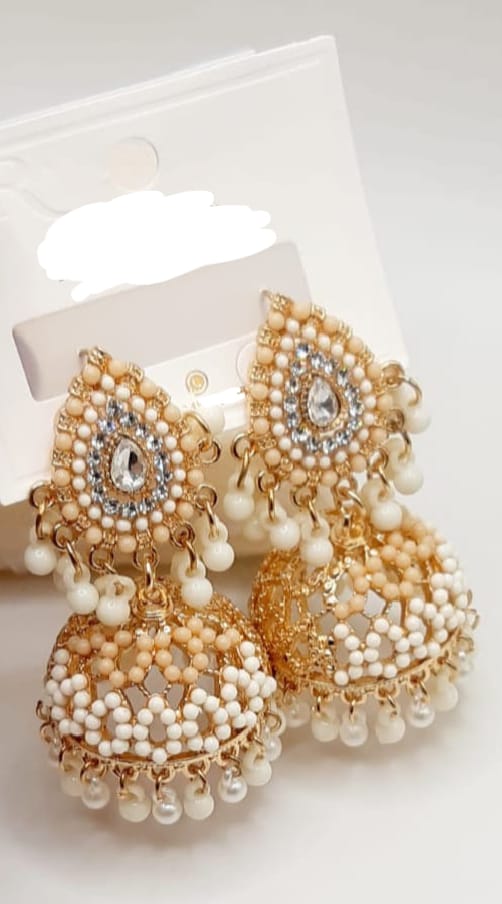 Beautiful China Jhumka With Colourful Shades