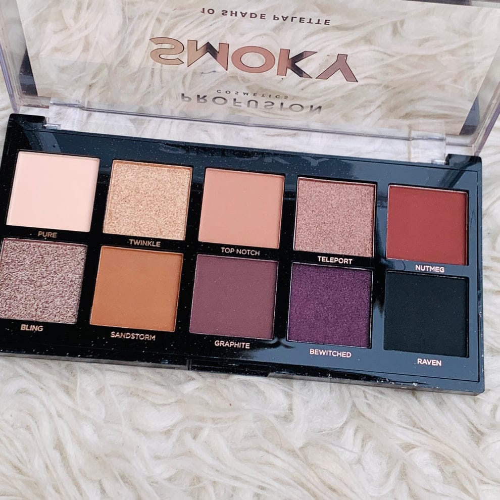Profusion Cosmetics Smoky 10 Shade Eyeshadow Palette