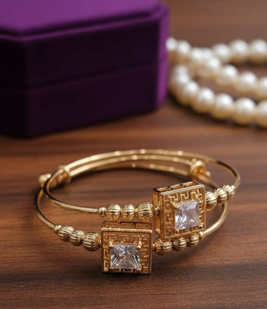 China Gold Bangles Adjustable Size