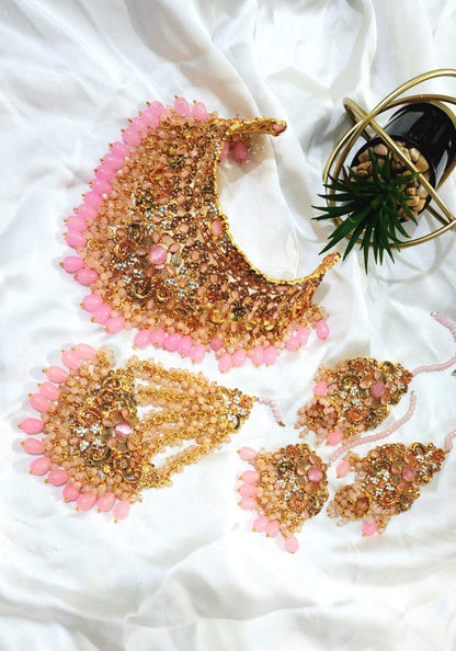 Excellent (Casting) Quality Bridal Set Kashee's Zircon Work