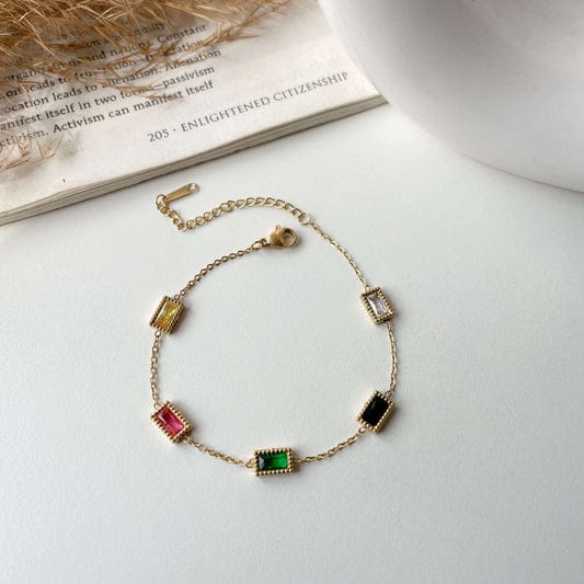 Stainless Steel Bracelet Multi & Black Available