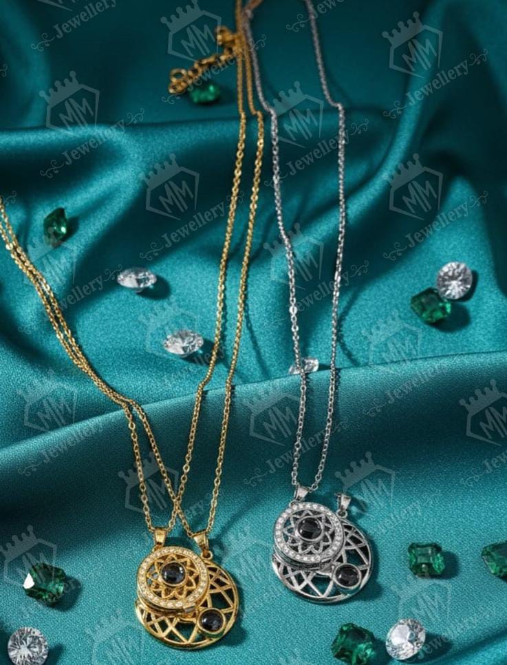 Stainless Steel Double Chain Pandant/Lense