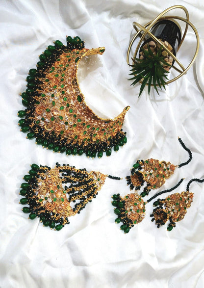 Excellent (Casting) Quality Bridal Set Kashee's Zircon Work