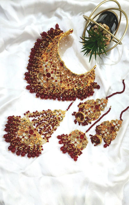 Excellent (Casting) Quality Bridal Set Kashee's Zircon Work