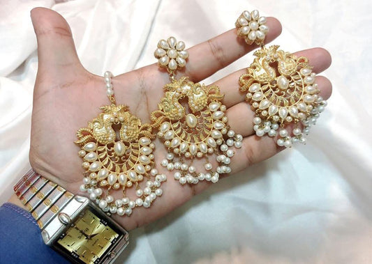 Earrings + Bindi Set Handmade