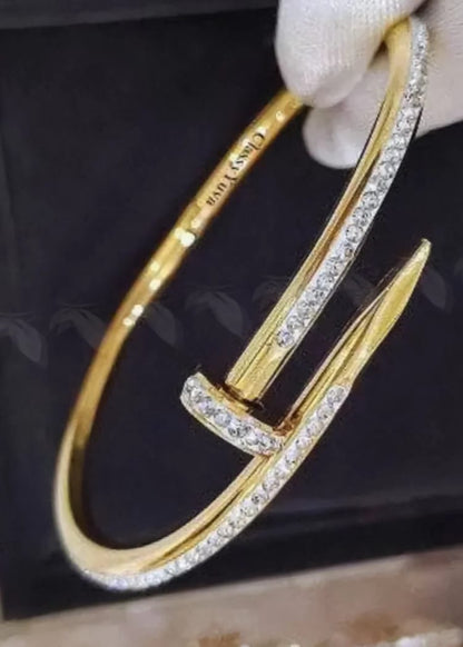 A.D Stone Work Stainless Steel Handcuff Cartier Original