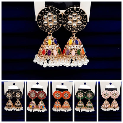 Indian Meena kari Jhumka