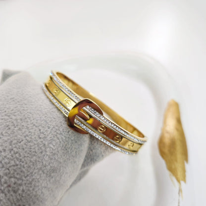 Van CLEEF Handcuff Cartier Tie Bracelet Cuff