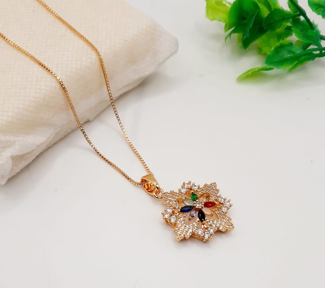 China Gold Zircon Pendants A.D