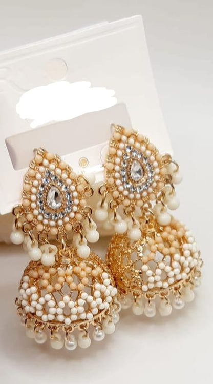 Beautiful China Jhumka With Colourful Shades