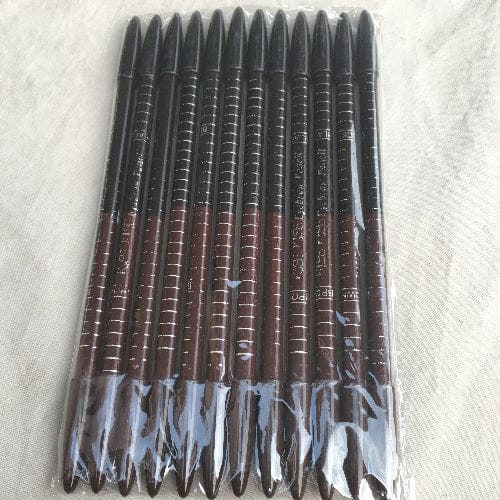 Kiss Eyebrow Pencil 2in1 --One side Black --One side Brown