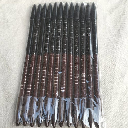 Kiss Eyebrow Pencil 2in1 --One side Black --One side Brown