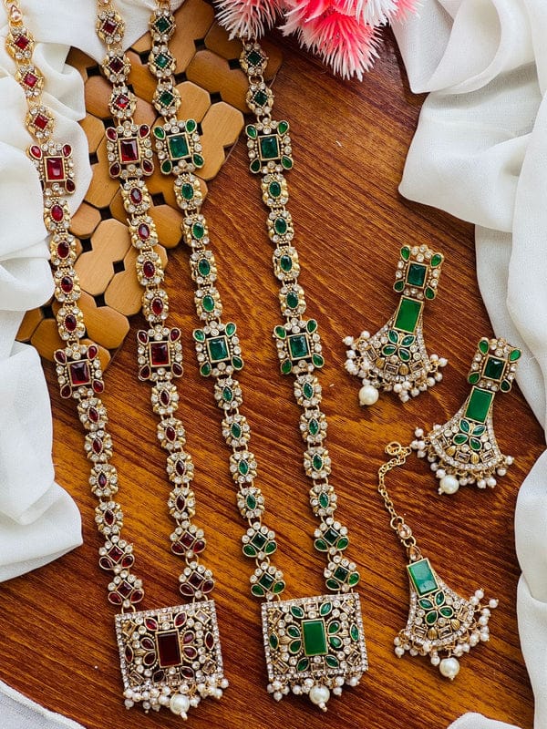 Egyptian Stones Maala Set Real Stone Work