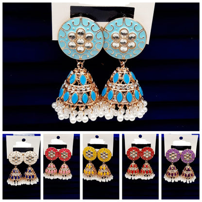 Indian Meena kari Jhumka