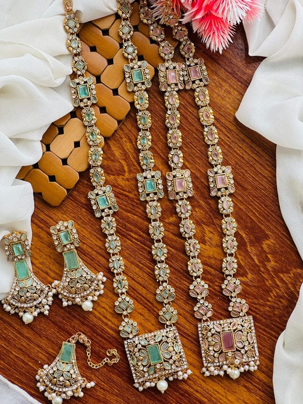 Egyptian Stones Maala Set Real Stone Work