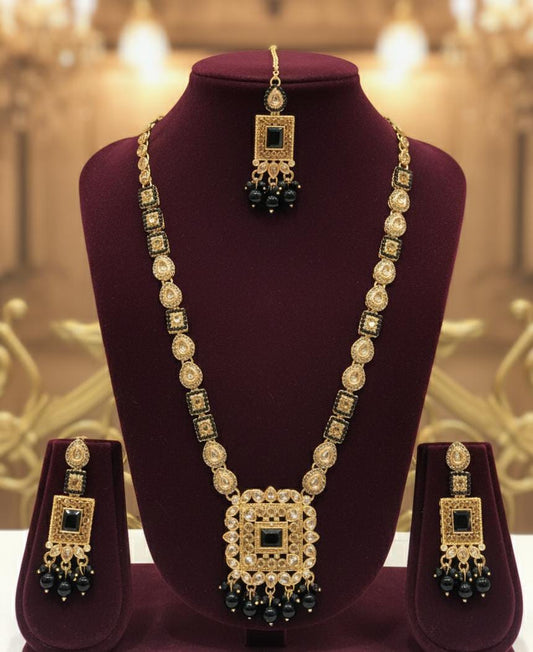 Beautiful Maala Set Zircon Work