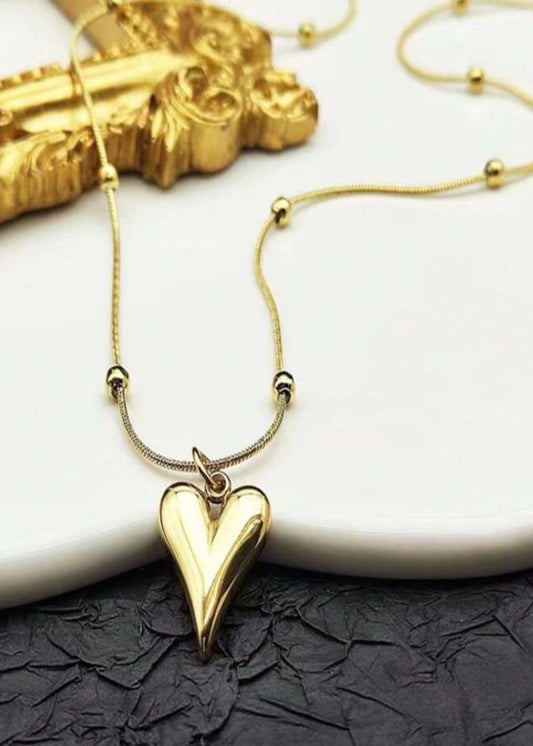 Stainless Steel Heart Pandant Chain